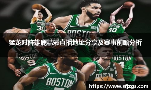 猛龙对阵雄鹿精彩直播地址分享及赛事前瞻分析